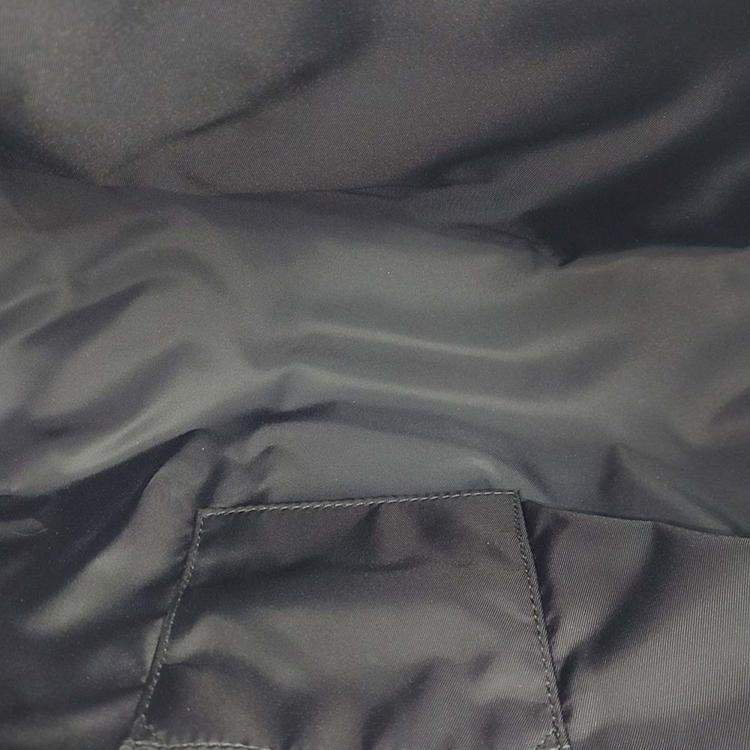 Pre Owned Gucci Black Leather Techno Web Canvas Tote and Shoulder Bag