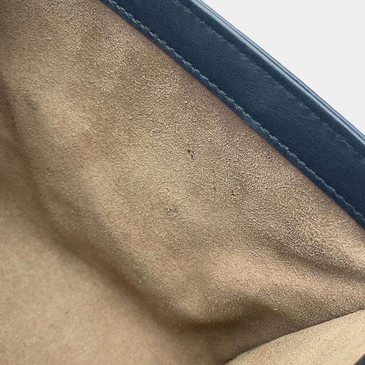 مملوكة مسبقًا Gucci GG Supreme Padlock Chain shoulder Bag Beige/Black Gg Supreme Leather Size Small