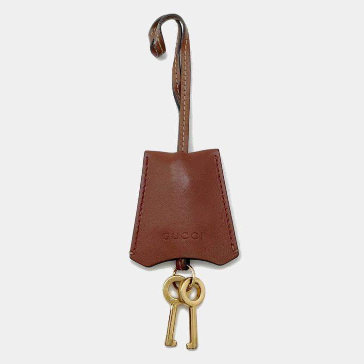 مملوكة مسبقًا Gucci GG Supreme Padlock Chain shoulder Bag Beige/Black Gg Supreme Leather Size Small