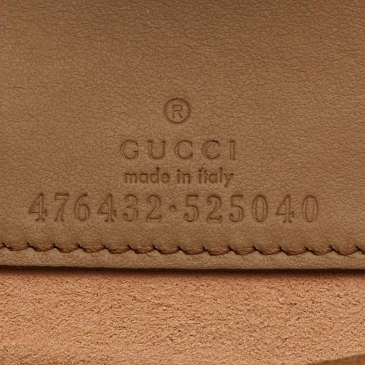 Pre Owned Gucci Beige GG Supreme Canvas and Leather Mini Dionysus Shoulder Bag