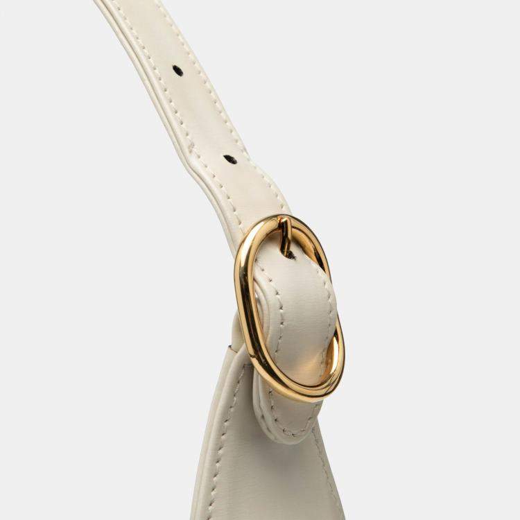 Pre Owned Gucci White Small Calfskin Jackie 1961 Crossbody