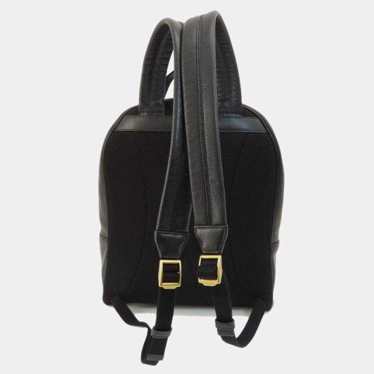 Pre Owned Gucci Printed Backpack Calf Leather