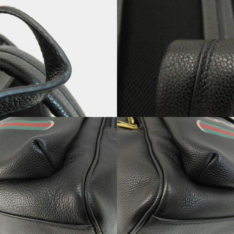 Pre Owned Gucci Printed Backpack Calf Leather