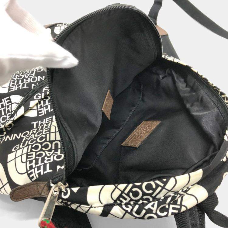مملوكة مسبقًا Gucci Backpack Black X White Brown