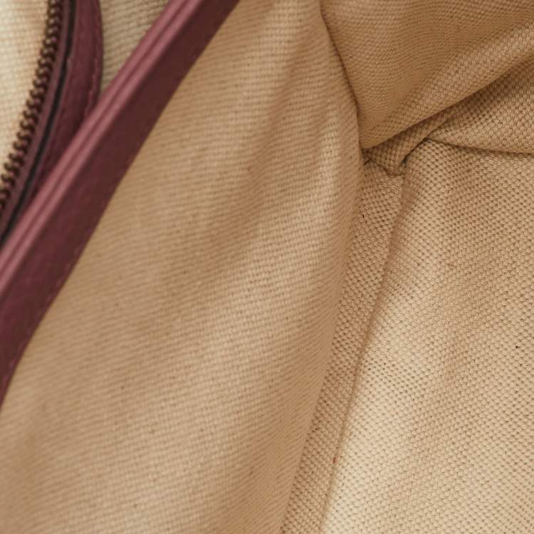 Pre Owned Gucci GG Marmont Old Rose Leather Shoulder Bag