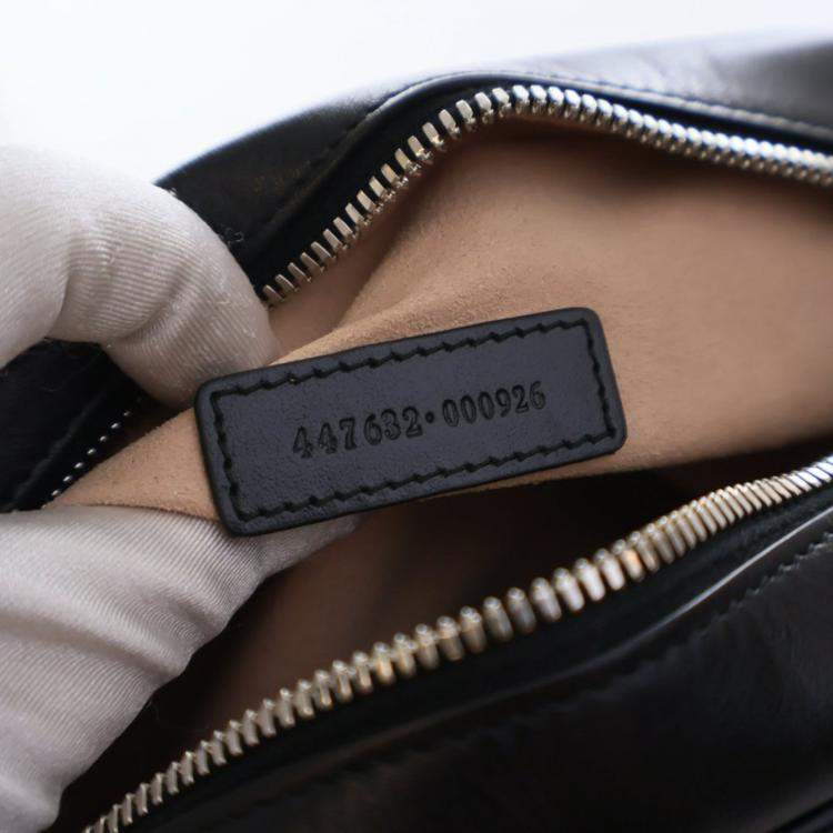 Pre Owned Gucci Small Calfskin Marmot Camera Bag