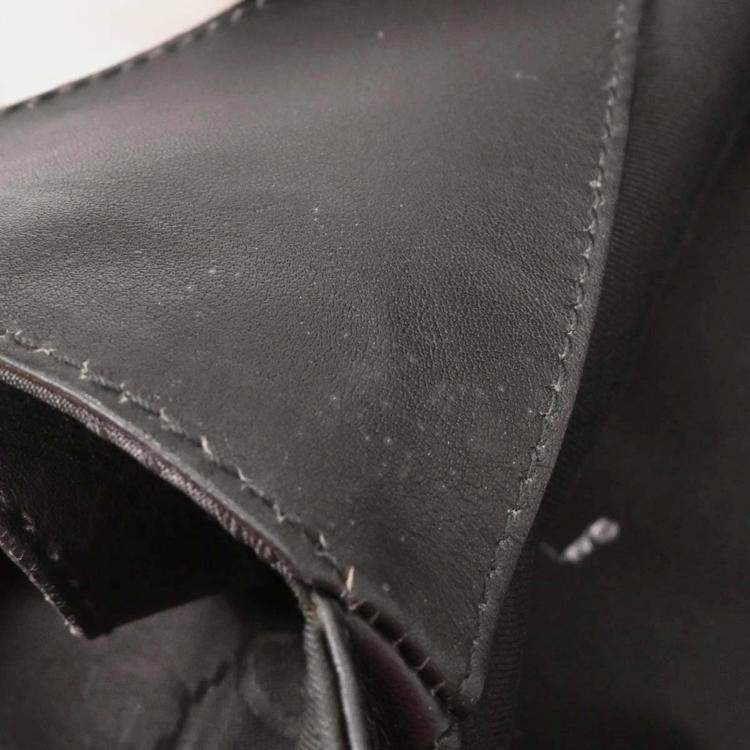 Pre Owned Gucci Black GG Handbag