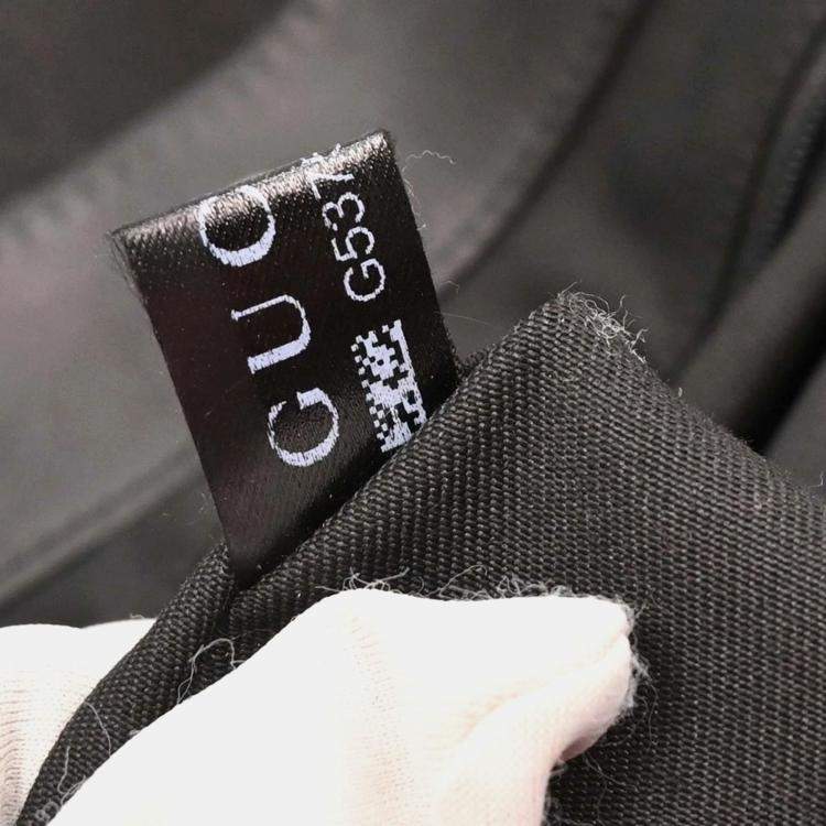 Pre Owned Gucci Black GG Handbag