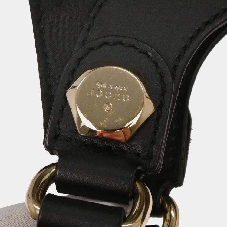 Pre Owned Gucci Black GG Handbag