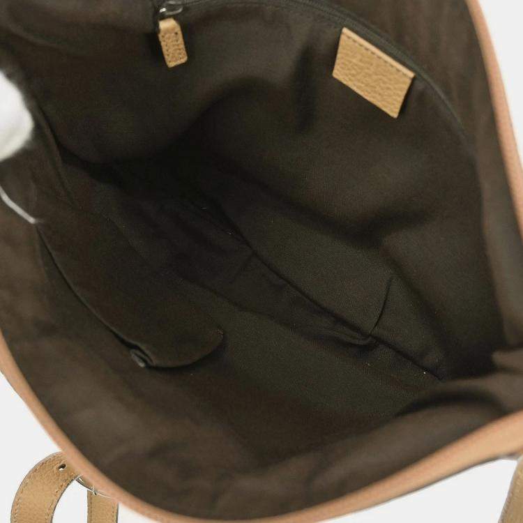 Pre Owned Gucci Brown Abbey D Ring Shoulder Bag