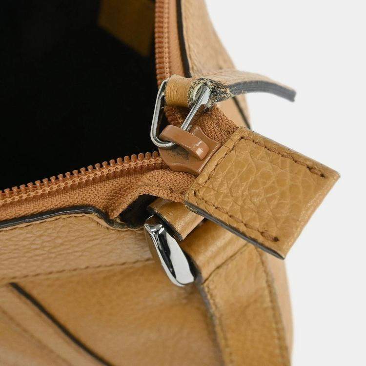 Pre Owned Gucci Brown Abbey D Ring Shoulder Bag