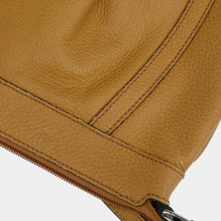 Pre Owned Gucci Brown Abbey D Ring Shoulder Bag