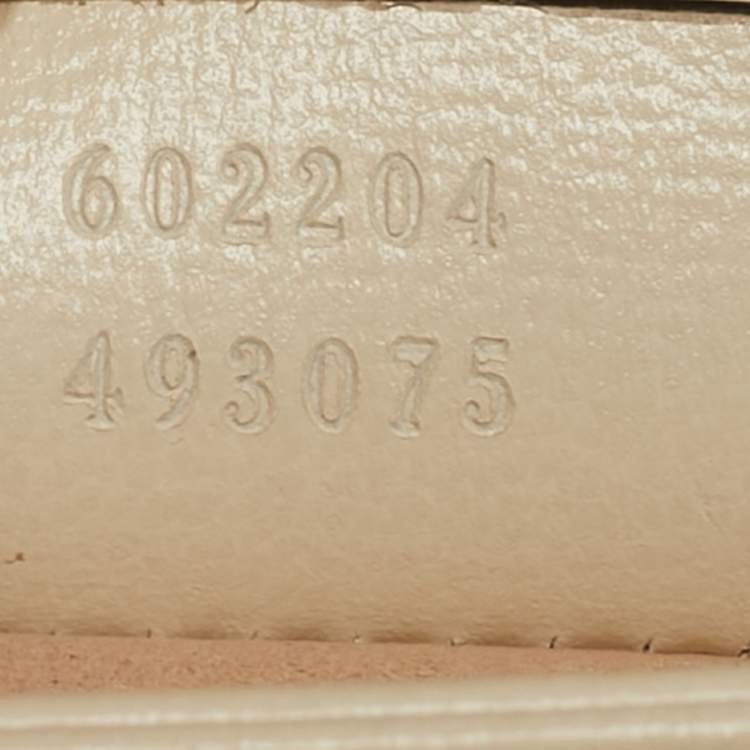 مملوكة مسبقًا Gucci Horsebit 1955 Medium White/Beige GG Supreme Canvas Flap Shoulder Bag