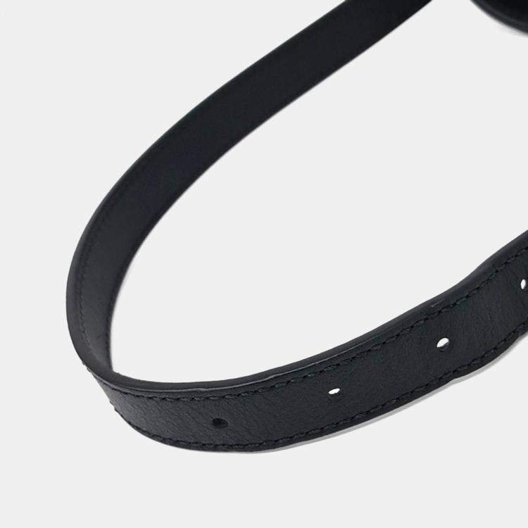 Pre Owned Gucci Black Leather 73 Small Bucket Bag