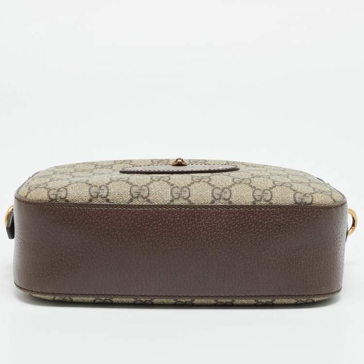 Pre Owned Gucci Neo Vintage Beige/Ebony GG Supreme Canvas Messenger Bag