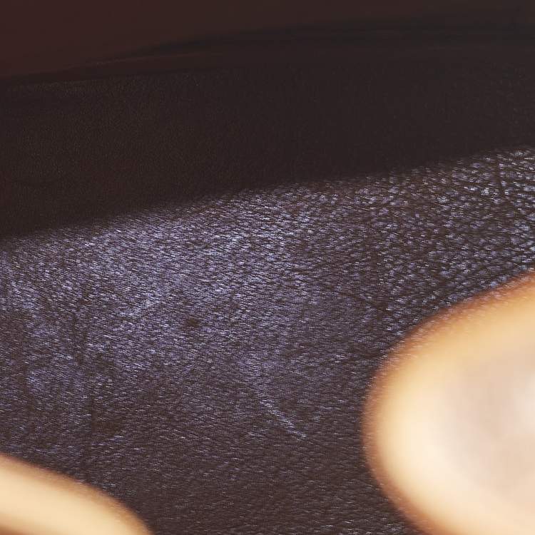 Pre Owned Gucci Bamboo Brown Leather Drawstring Sling Backpack