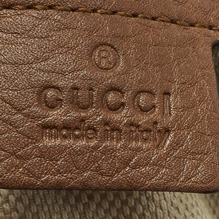 Pre Owned Gucci Soho Chain Medium Blue Denim Shoulder Bag