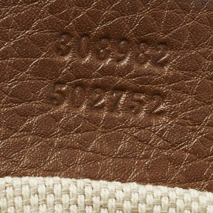 Pre Owned Gucci Soho Chain Medium Blue Denim Shoulder Bag