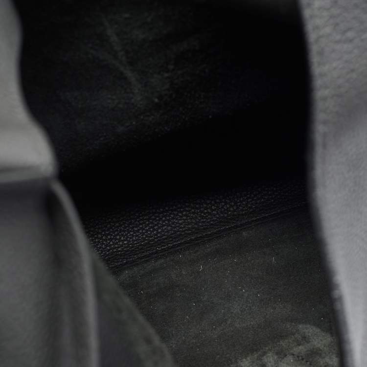 Pre Owned Gucci Soft Jackie Black Leather Hobo