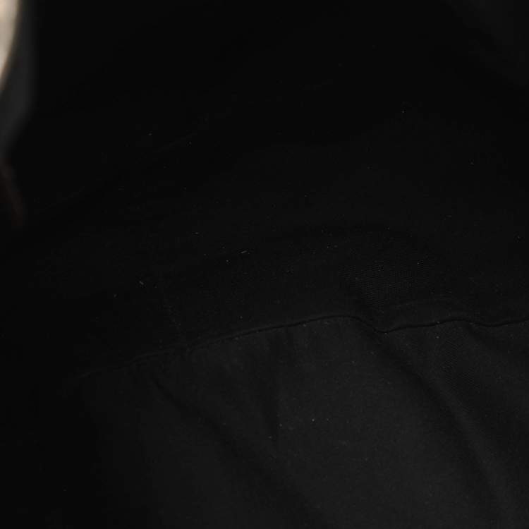 Pre Owned Gucci Abbey Medium Beige/Metallic GG Canvas and Leather Hobo