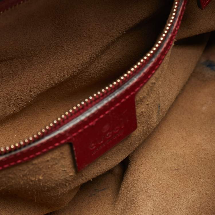 Pre Owned حقيبة بوسطن تيان صغيرة من قماش جي جي سوريم متعدد الألوان من غوتشي