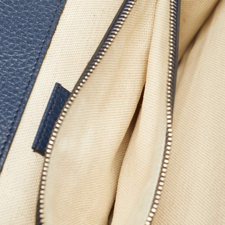 Pre Owned Gucci Dionysus Small Navy Blue Leather Shoulder Bag