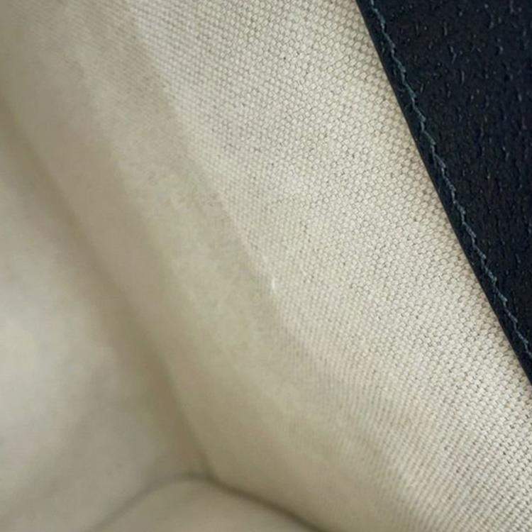 Pre Owned Gucci Brown Freya Hartas Canvas ICCUG Logo Embroidered Plaid Tote