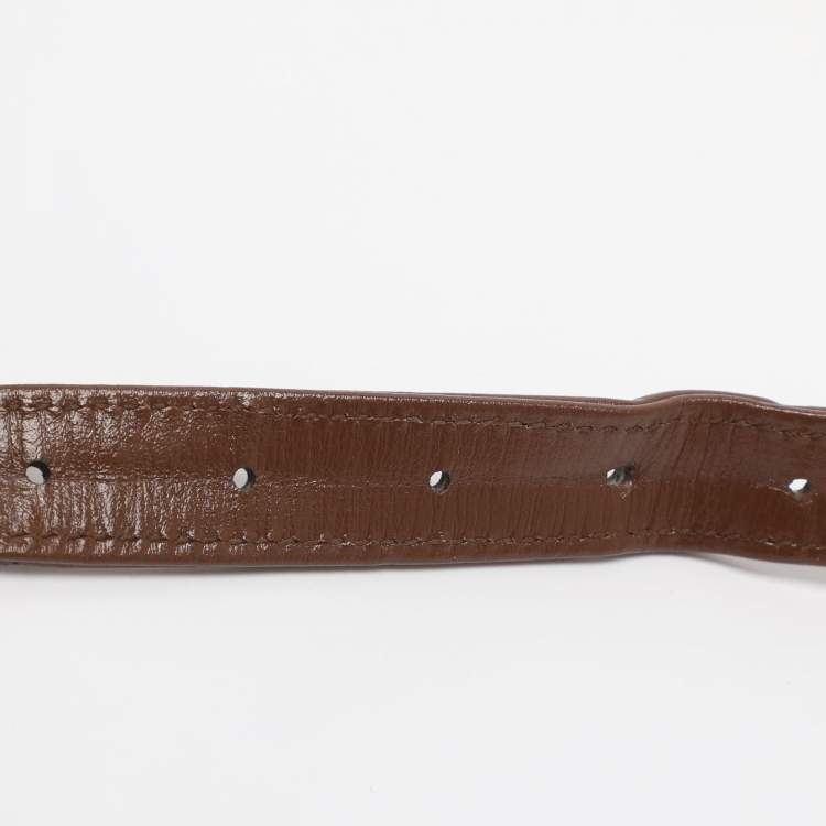 Pre Owned Gucci Jackie Small Beige/Brown GG Supreme Canvas and Leather Hobo