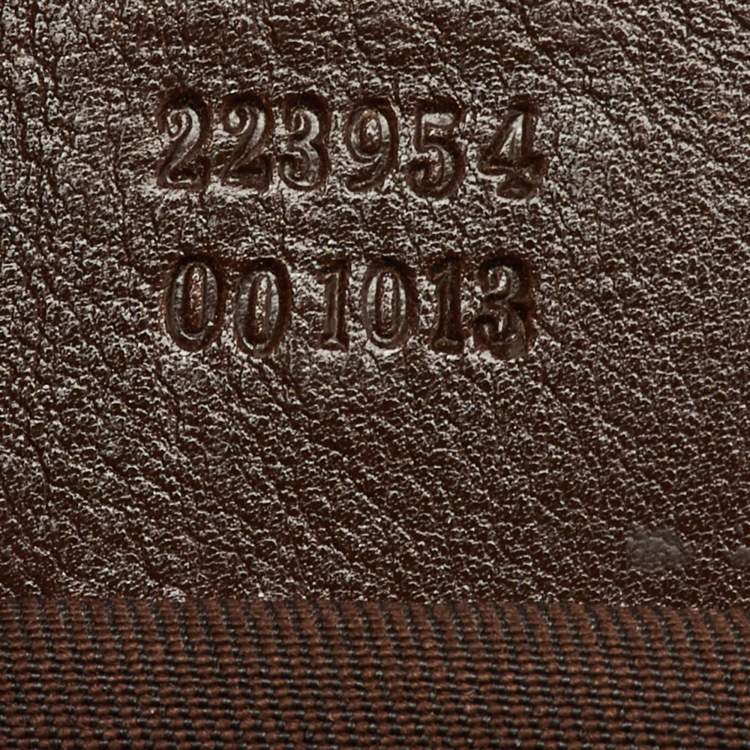 Pre Owned Gucci Interlocking G Large Beige/Brown GG Canvas and Leather Tote