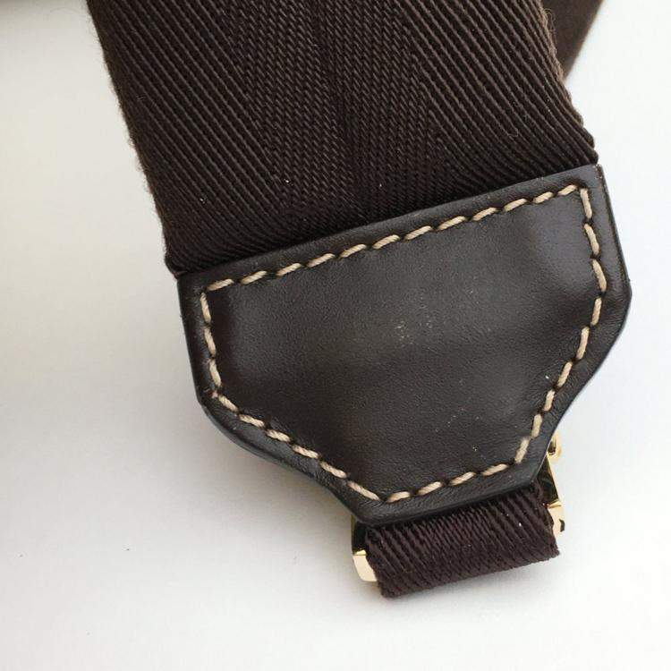 Pre Owned Gucci Beige Supreme Single Buckle Backpack