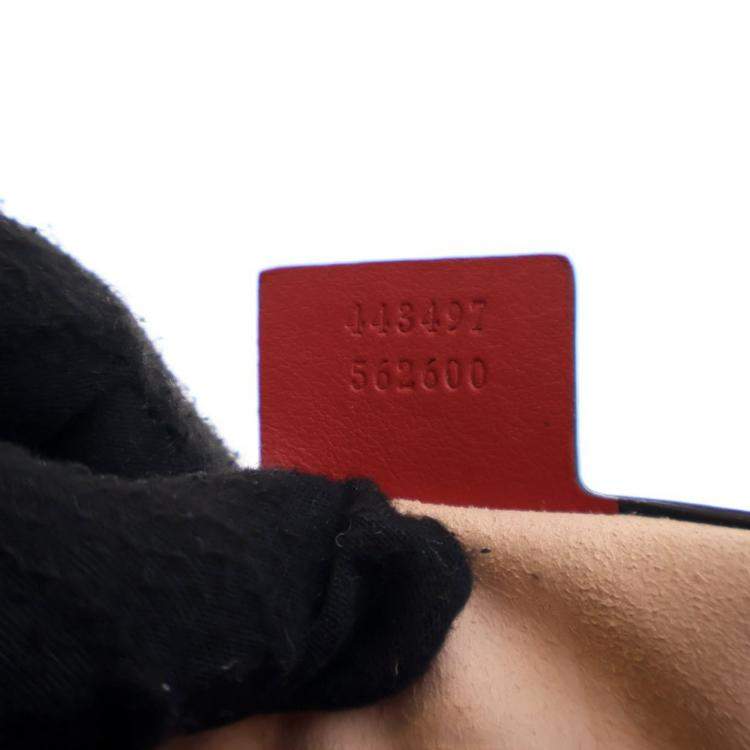 Pre Owned Gucci Small Red Calf Marmont Shoulder Bag