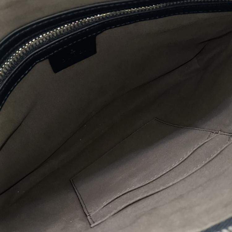 Pre Owned Gucci Black Leather Cimaline Clutch