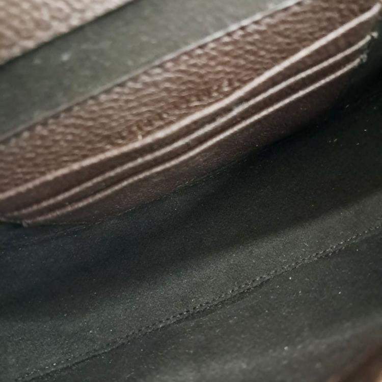 Pre Owned Gucci Beige Fabric GG Mini Crossbody Bag