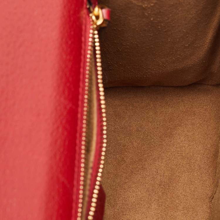 Pre Owned Gucci Padlock Medium Multicolor Tian Print GG Supreme Canvas Chain Shoulder Bag