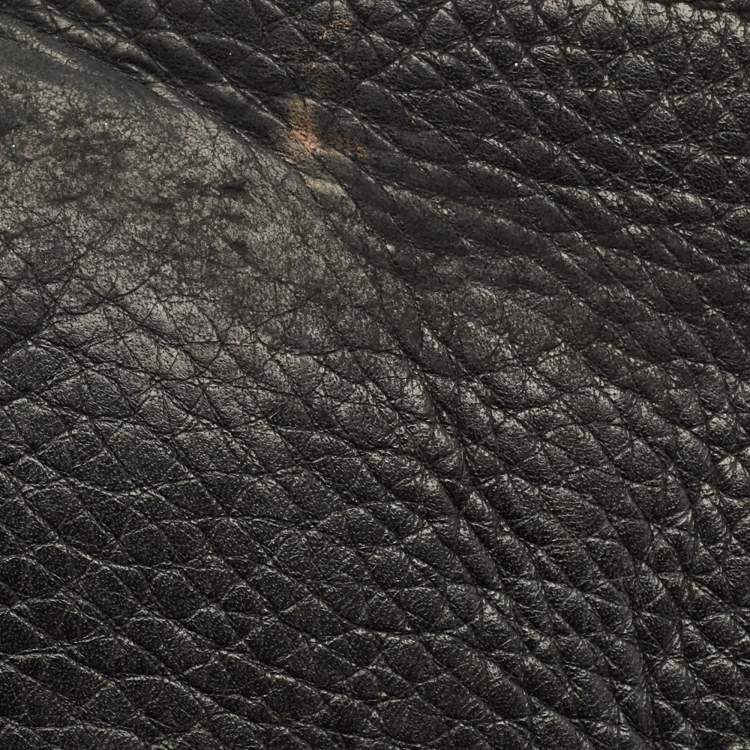 Pre Owned Gucci Soho Chain Flap Black Leather Crossbody Bag