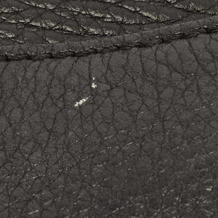 Pre Owned Gucci Soho Chain Flap Black Leather Crossbody Bag