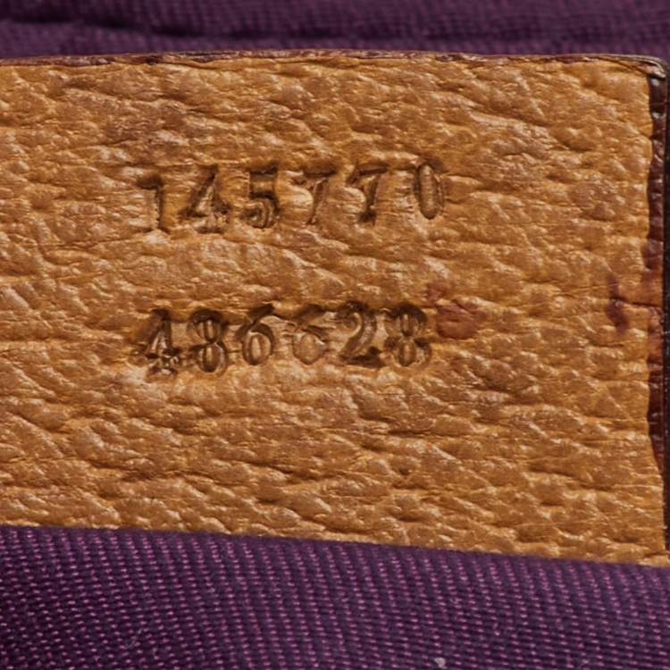 Pre Owned Gucci Horsebit Multicolor Leather and Velvet Satchel