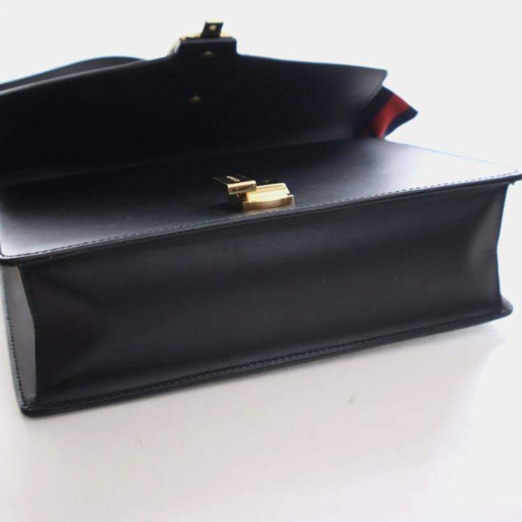 Pre Owned Gucci Medium Calfskin Sylvie