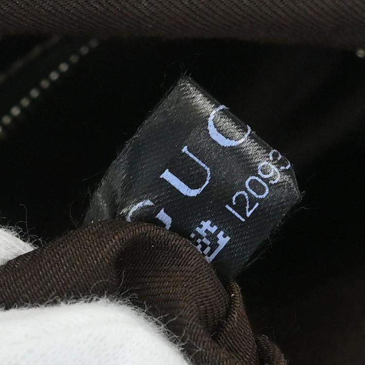 Pre Owned Gucci Bamboo Horsebit Brown Leather Top Handle Bag