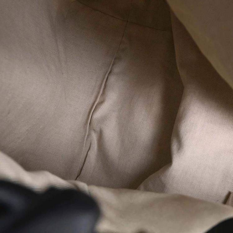 مملوكة مسبقًا Gucci Techno Horsebit XL Black Technical Fabric Hobo Bag