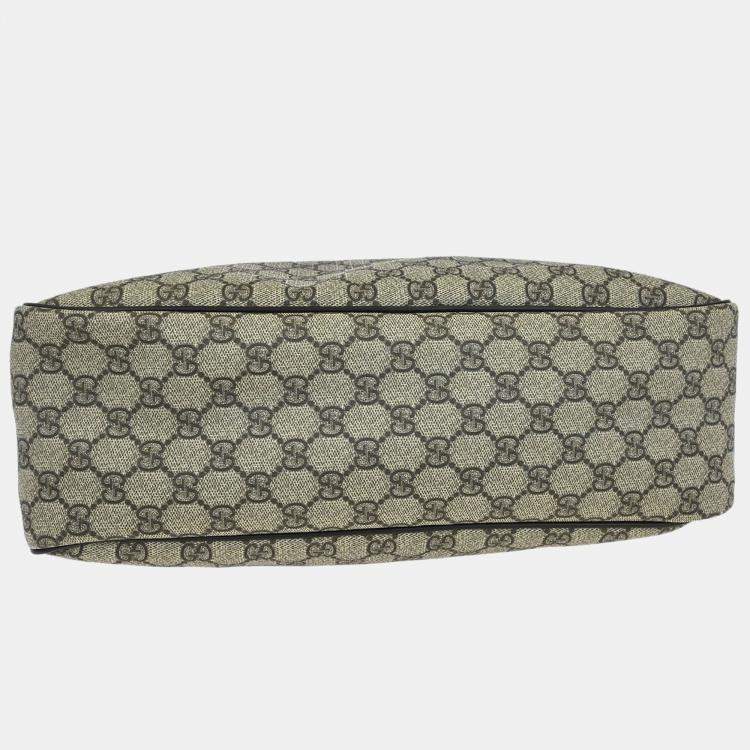 مملوكة مسبقًا Gucci GG Supreme Beige Canvas Shoulder Bag