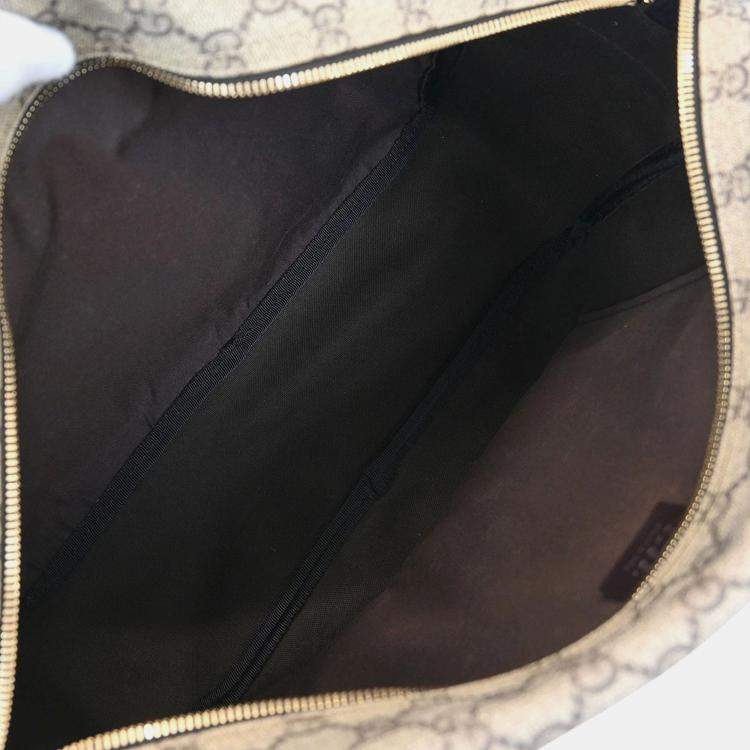 مملوكة مسبقًا Gucci GG Supreme Beige Canvas Shoulder Bag