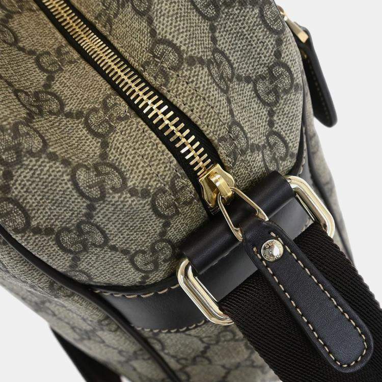 مملوكة مسبقًا Gucci GG Supreme Beige Canvas Shoulder Bag