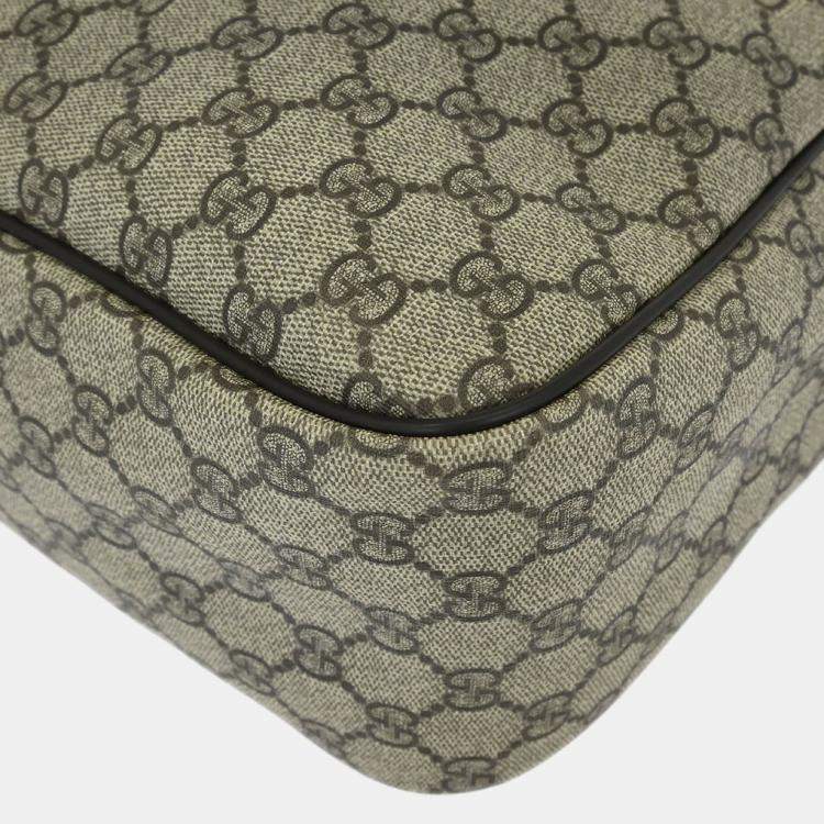 مملوكة مسبقًا Gucci GG Supreme Beige Canvas Shoulder Bag