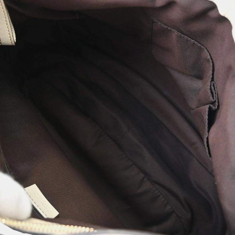 Pre Owned Gucci GG Brown GG Canvas Shoulder Bag