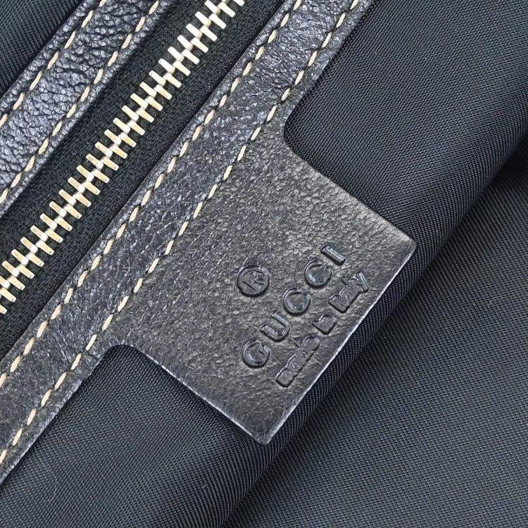 Pre Owned Gucci Britt Black PVC Tote Bag