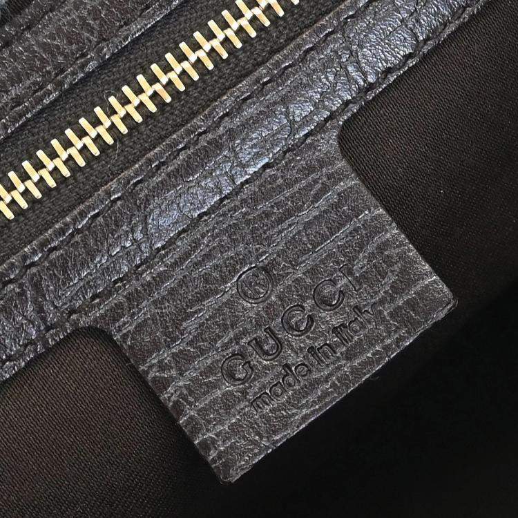 Pre Owned Gucci Sherry GG Beige Canvas Tote Bag