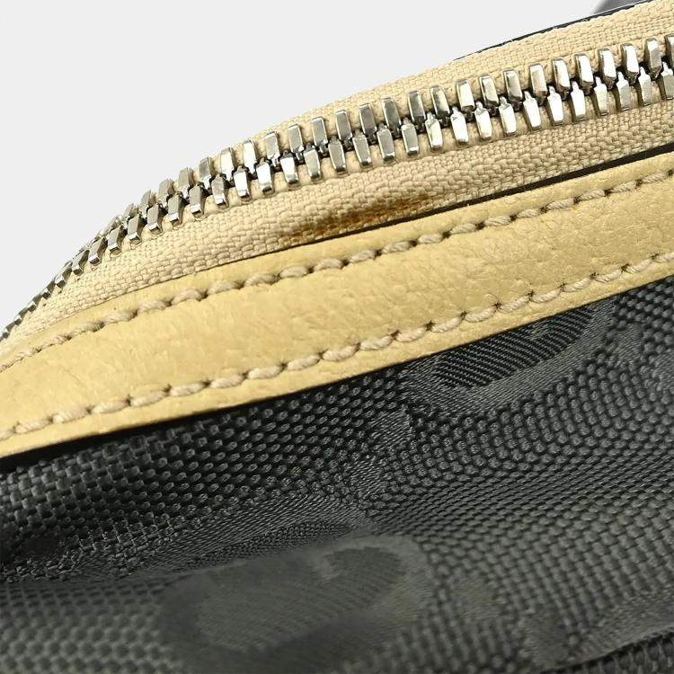 Pre Owned Gucci GG Grey Canvas Crossbody Bag