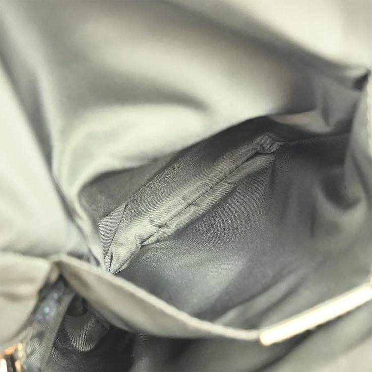 Pre Owned Gucci GG Grey Canvas Crossbody Bag