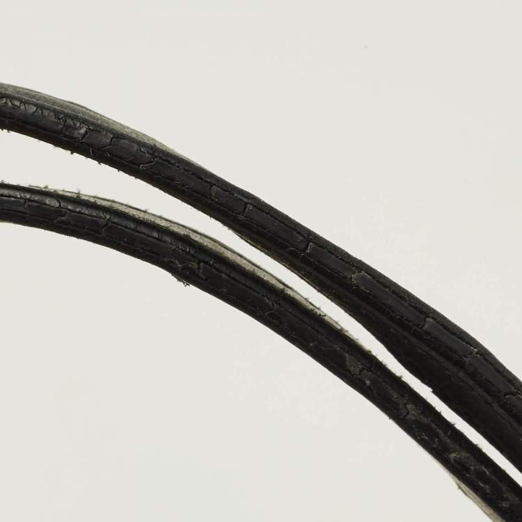 Pre Owned Gucci Chain Black Guccissima Leather Tote